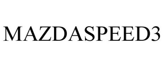 MAZDASPEED3