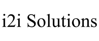 I2I SOLUTIONS