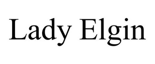 LADY ELGIN