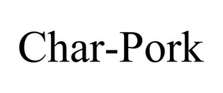 CHAR-PORK