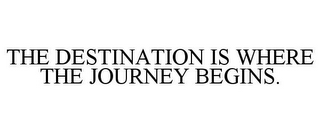 THE DESTINATION IS WHERE THE JOURNEY BEGINS.