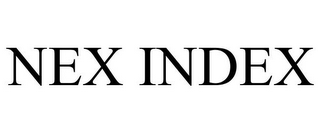 NEX INDEX