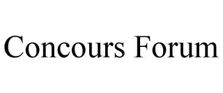 CONCOURS FORUM