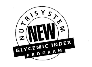 NUTRISYSTEM NEW GLYCEMIC INDEX PROGRAM