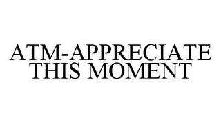 ATM-APPRECIATE THIS MOMENT