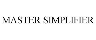 MASTER SIMPLIFIER