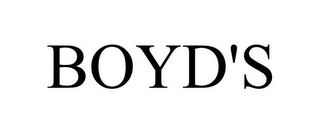 BOYD'S