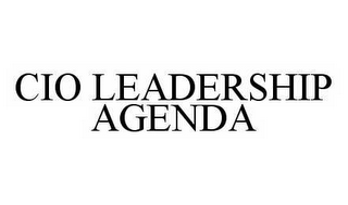 CIO LEADERSHIP AGENDA