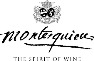 MONTESQUIEU THE SPIRIT OF WINE VIRTUTEMFORTUNA SECUNDAT