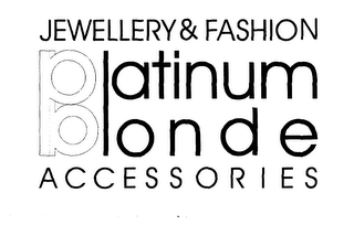 JEWELLERY & FASHION PLATINIUM BLONDE ACCESSORIES