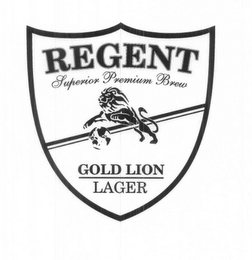 REGENT SUPERIOR PREMIUM BREW GOLD LION LAGER