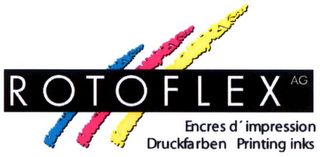 ROTOFLEX AG ENCRES D'IMPRESSION DRUCKFARBEN PRINTING INKS