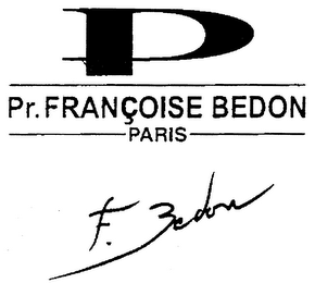 P PR.  FRANÇOISE BEDON PARIS