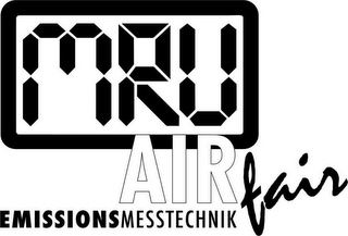 MRU AIR FAIR EMISSIONSMESSTECHNIK