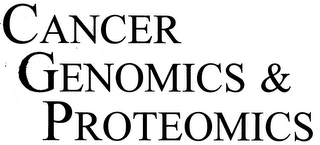 CANCER GENOMICS & PROTEOMICS