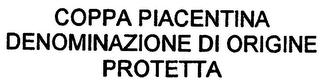 COPPA PIACENTINA DENOMINAZIONE DI ORIGINE PROTETTA