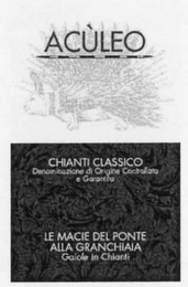 ACÙLEO CHIANTI CLASSICO