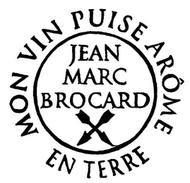 JEAN MARC BROCARD MON VIN PUISE ARÔME EN TERRE