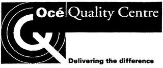 OCÉ QUALITY CENTRE DELIVERING THE DIFFERENCE