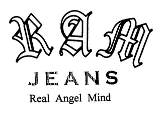 RAM JEANS REAL ANGEL MIND