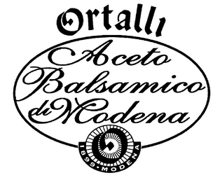 ORTALLI ACETO BALSAMICO DI MODENA 1899 MODENA