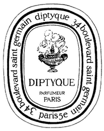 DIPTYQUE PARFUMEUR PARIS 34 BOULEVARD SAINT GERMAIN DIPTYQUE 34 BOULEVARD SAINT GERMAIN PARIS 5E