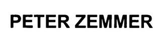 PETER ZEMMER
