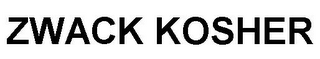 ZWACK KOSHER