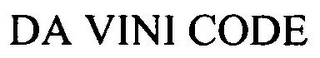 DA VINI CODE