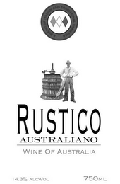 RUSTICO AUSTRALIANO WINE OF AUSTRALIA