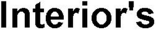 INTERIOR'S