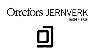 ORREFORS JERNVERK SWEDEN 1726