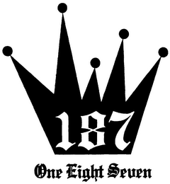 187 ONE EIGHT SEVEN