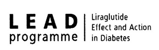 LEAD PROGRAMME LIRAGLUTIDE EFFECT AND ACTION IN DIABETES