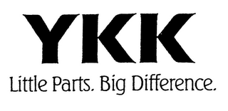 YKK LITTLE PARTS. BIG DIFFERENCE.