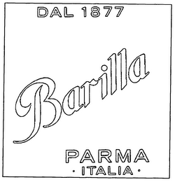 DAL 1877 BARILLA PARMA · ITALIA ·