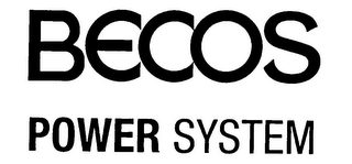 BECOS POWER SYSTEM