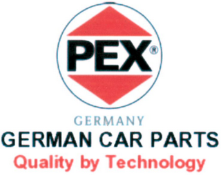 PEX GERMANY GERMAN CAR PARTS QUALITY BY TECHNOLOGY