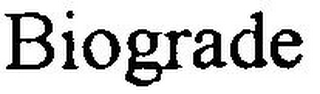BIOGRADE