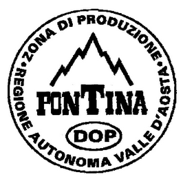 FONTINA DOP ZONA DI PRODUZIONE · REGIONE AUTONOMA VALLE D'AOSTA ·