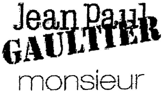 JEAN PAUL GAUTIER MONSIEUR