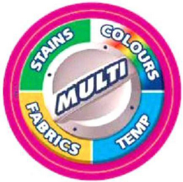 MULTI STAINS COLOURS FABRICS TEMP