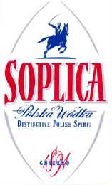 SOPLICA POLSKA WÓDKA DISTINCTIVE POLISHSPIRIT GNIEZNO 1891