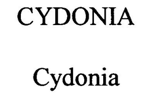 CYDONIA CYDONIA