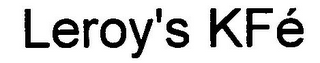 LEROY'S KFÉ