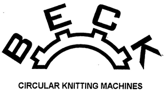 BECK CIRCULAR KNITTING MACHINES