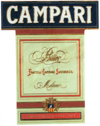 CAMPARI BITTER FRATELLI CAMPARI SUCCESSORI MILANO - DAVIDE CAMPARI MILANO - ITALY