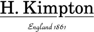 H. KIMPTON ENGLAND 1861