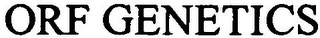 ORF GENETICS