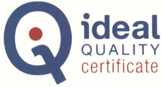 IQ IDEAL QUALITY CERTIFICATE